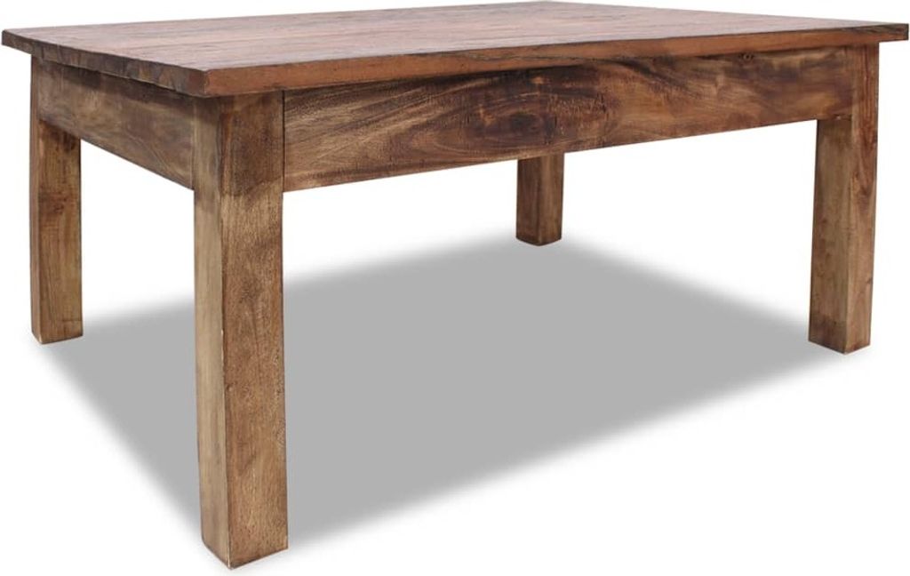 vidaXL Couchtisch Altholz Massiv 98 x 73 x 45 cm - Couchtisch - Couchtische - Beistelltisch - Beistelltische