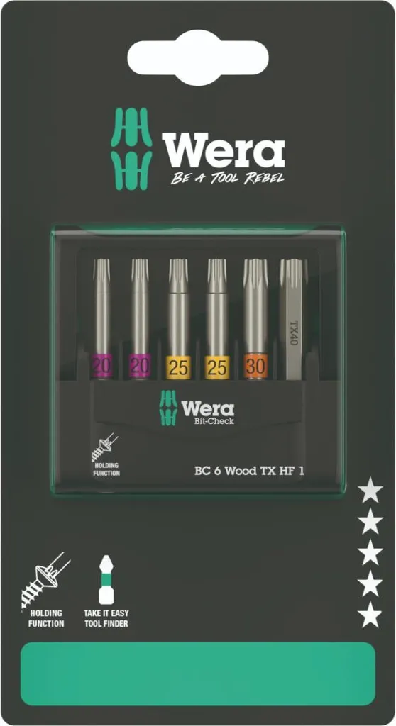 Set Wera 05073639001 per Viti Torx: La Rivoluzione dei Tool Rebels