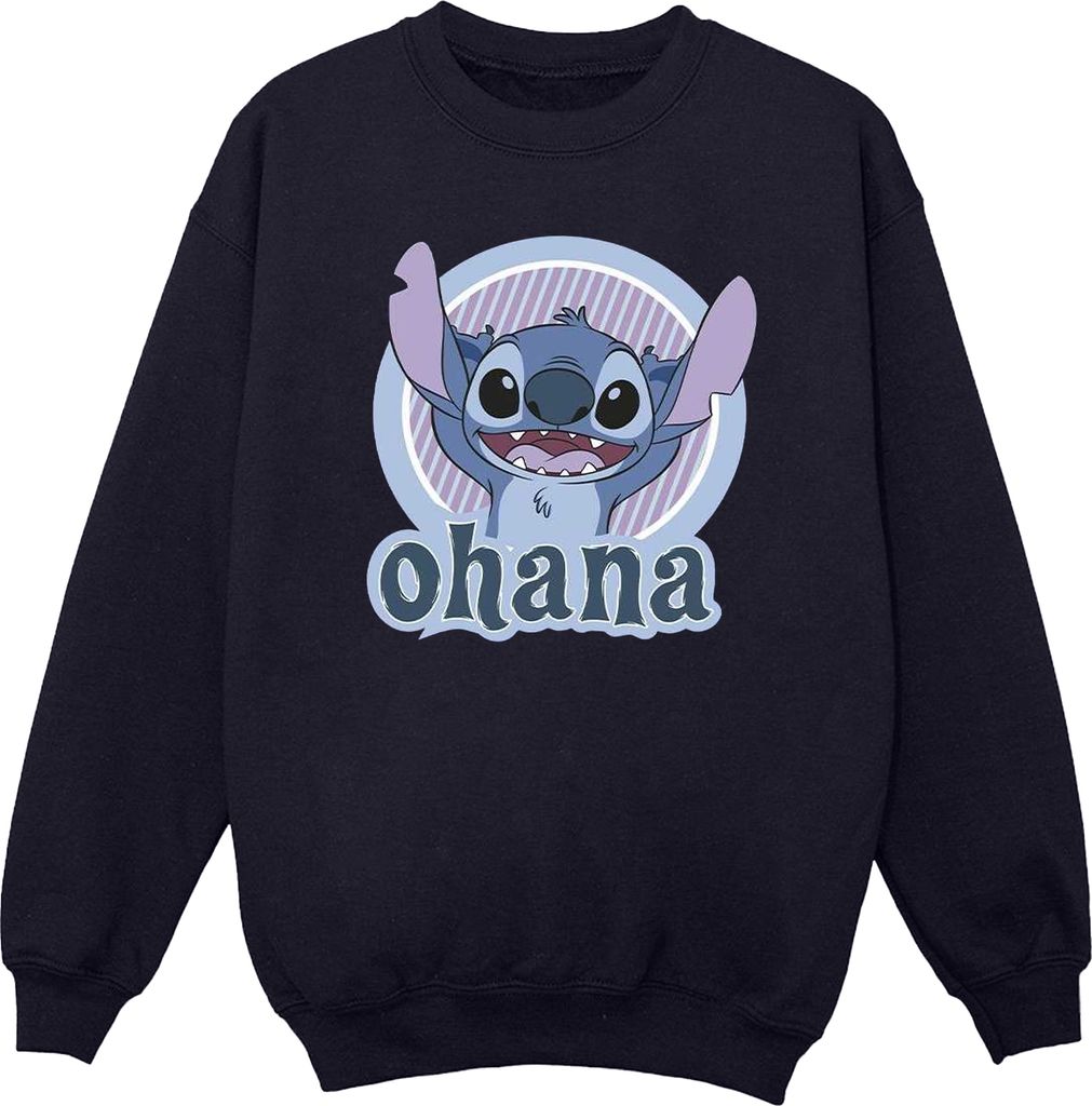 Disney - "Ohana" Sweatshirt für Damen BI22870 (XXL) (Marineblau)
