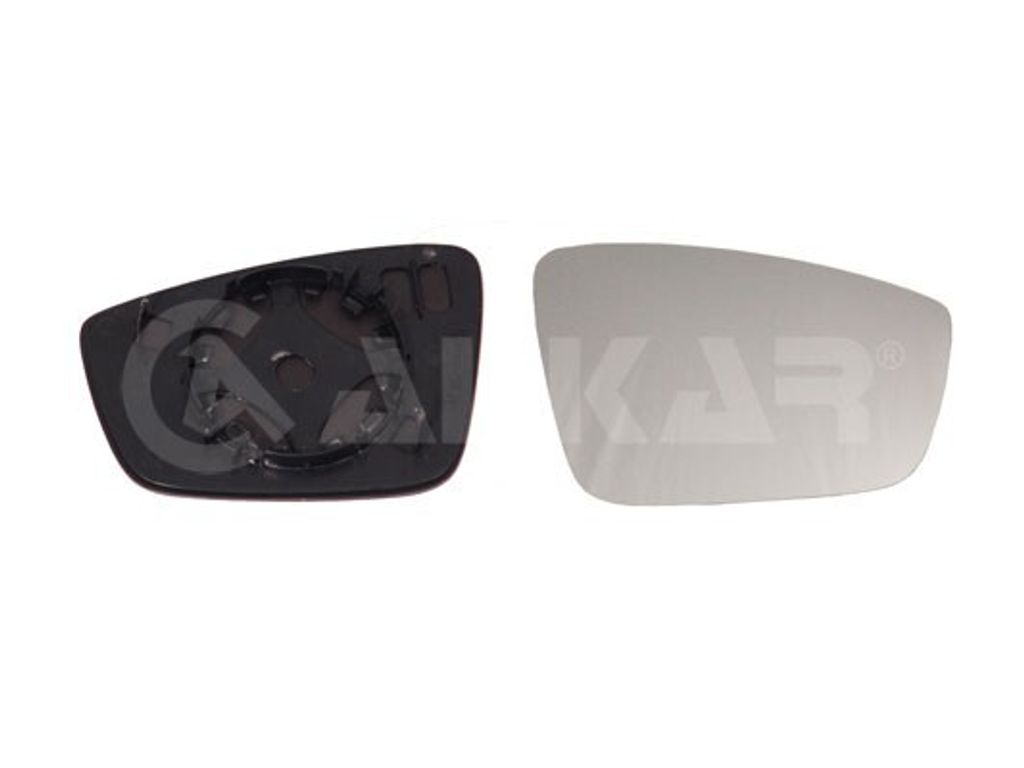 ALKAR Spiegelglas Außenspiegel Rechts für SKODA FABIA (NJ3) 6402093