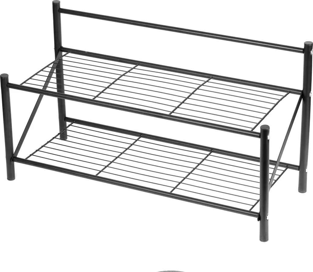 Porte-chaussures compact Brunbeste 2 niveaux format gain de place 65cm