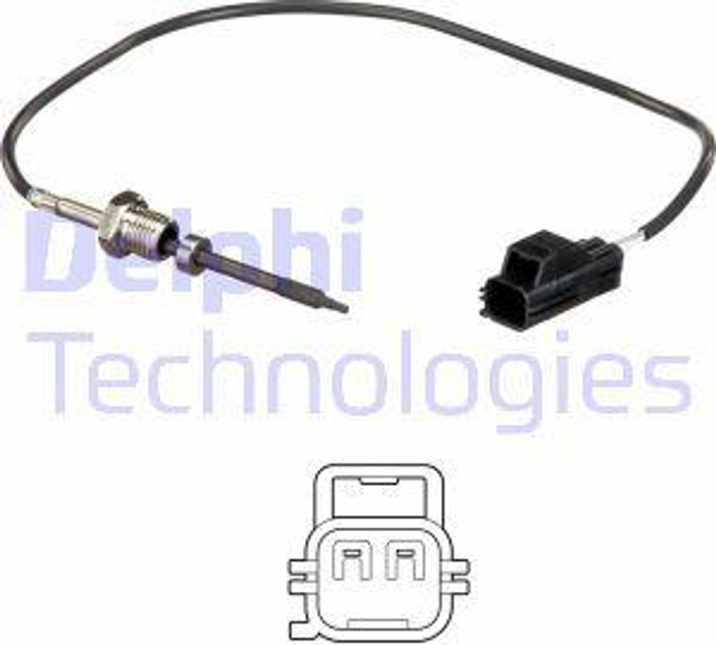 DELPHI TS30149 Abgastemperatursensor OE 30729648 kompatibel mit S60, V70, XC70, XC90