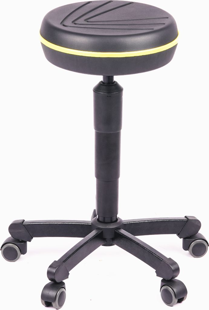 Meychair Hocker 84010201 A30-TR-PU-010201 Rollen sw/ge