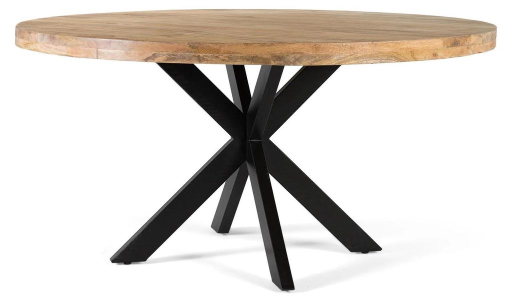 Tavolo da pranzo in legno di mango Nalua, 77 cm x 150 cm x Immagine del prodotto 