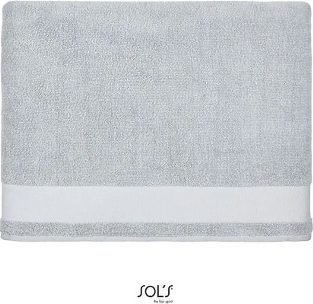 Maxi Telo SOL'S Penisola 100x150 Grigio Puro - Per Sport e Relax