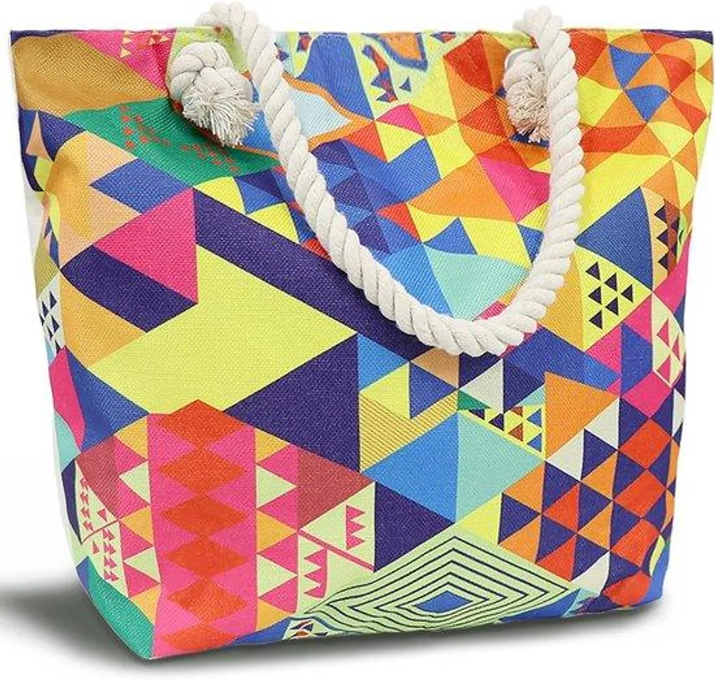Sac de plage XXL sécurisé femme pour tout ranger sans perdre ses affaires
