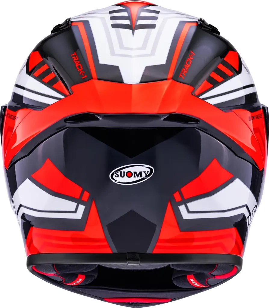 Casque Suomy Track-1 Framework Anthracite Rouge M : Sécurité et Style - 4