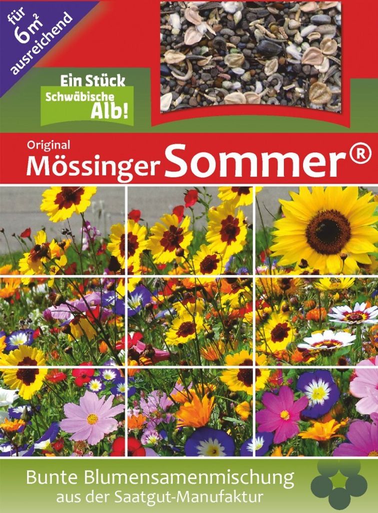 Mössinger Sommer für 6 m² | Blumenwiese von Produktbild 