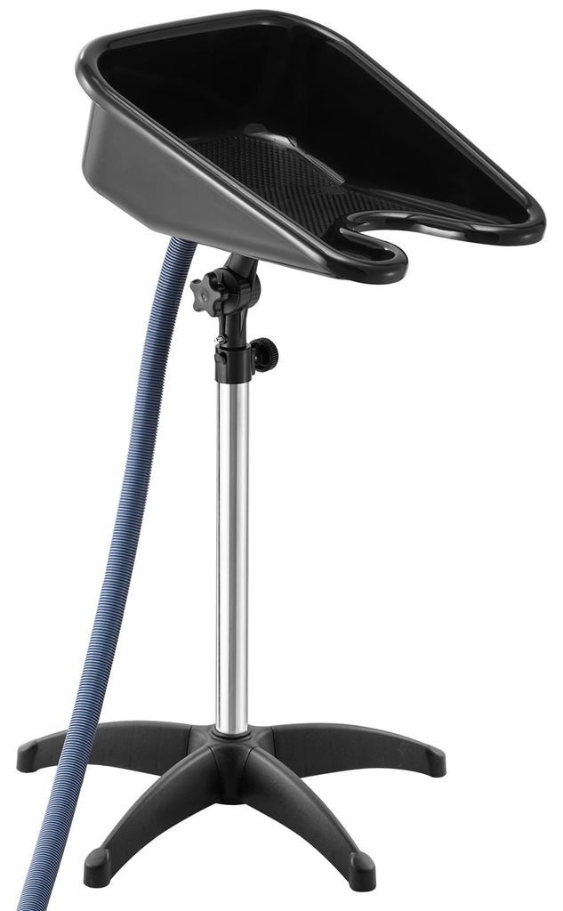 SucceBuy Mobiles Friseurwaschbecken, höhen- und Produktbild 