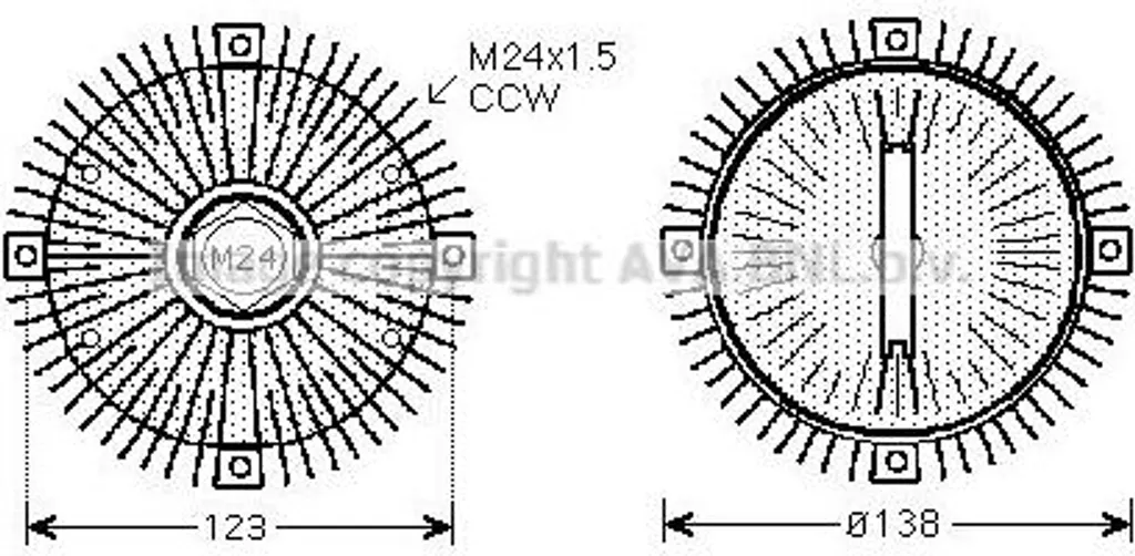 Embrayage de ventilateur de rechange pour éviter la surchauffe BMW E39