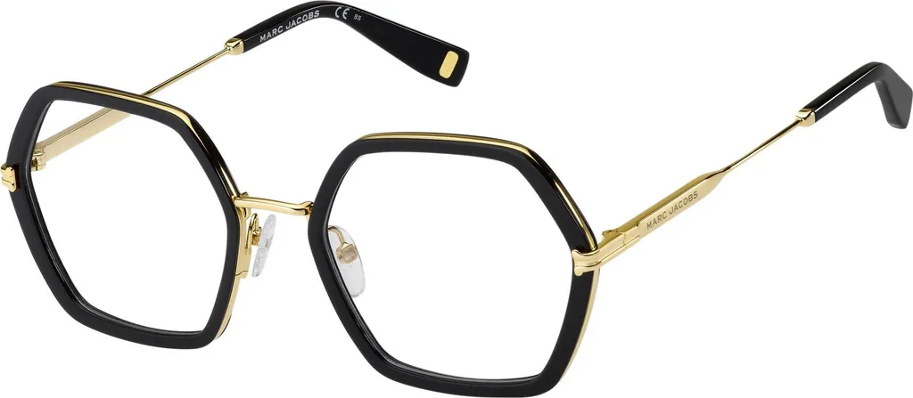 Lunettes de vue femme Marc Jacobs MJ 1018 BLACK idéales pour le travail