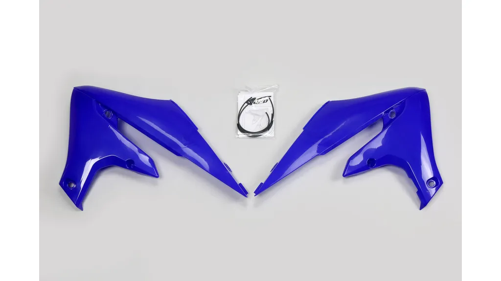 Bouchon de radiateur UFO PLAST bleu pour motos Yamaha YZ et WRF
