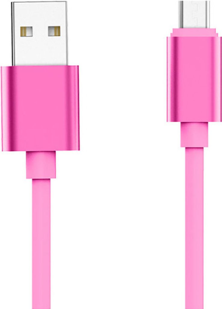 Jaym, Micro-USB zu USB-A 2,4A Lade- und Synchronisationskabel 1,7m POP, Rosa
