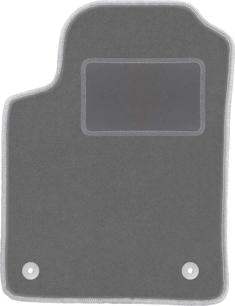 Tappetino conducente in velluto grafite compatibile con Lancia Delta III (2008-2014, hatchback) – con fissaggi – su misura