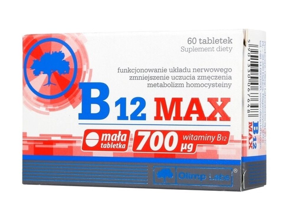 OLIMP B12 MAX Vitamin B 700 g 60 Tabletten