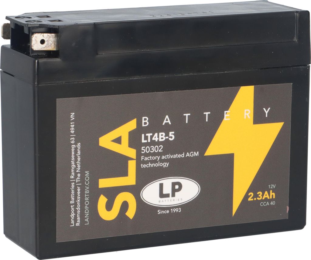 Batterie AGM SLA 12V 2,3Ah für Motorrad Startbatterie MS LT4B-5