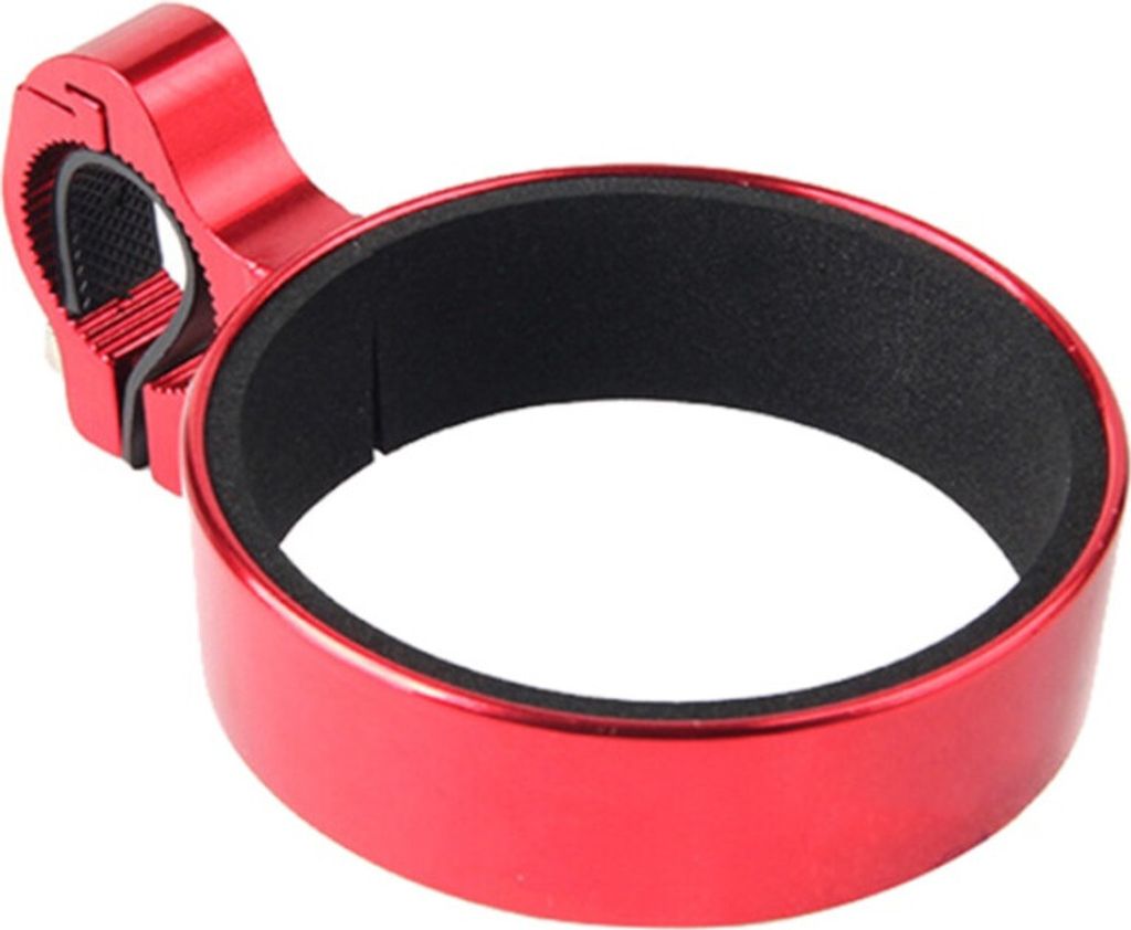 Becherhalter, montiert am am Lenker des Rollers - Xiaomi M365 / M365 PRO / PRO 2 / 1S / Essential / Mi3 - Farbe: Rot