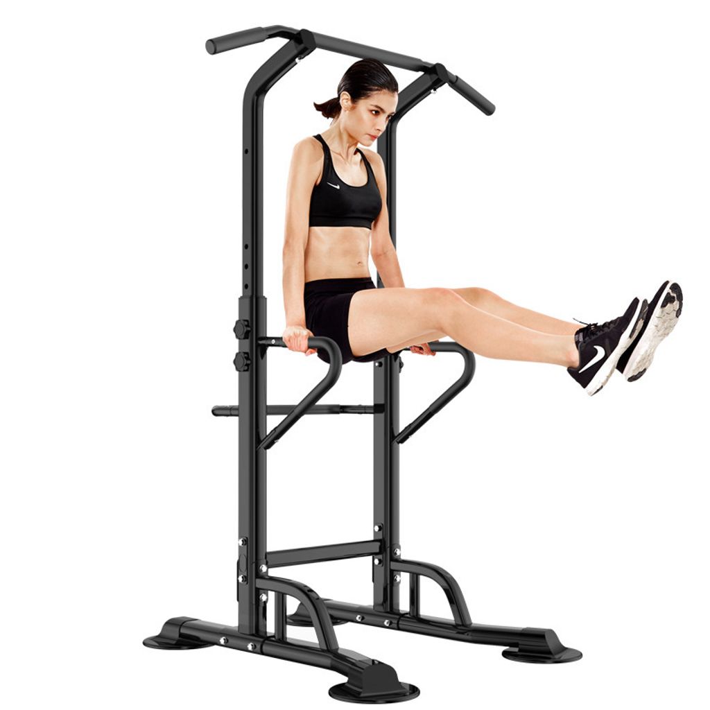 SLAVIKOSWAY Pull Up Station Trainingsstation Klimmzug Stange Liegestütz Multi 