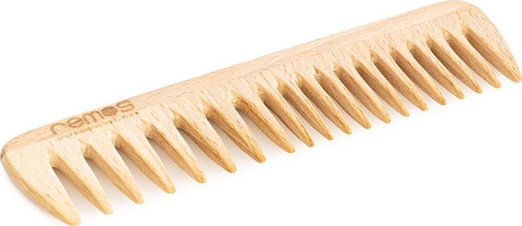 Holzkamm grob/mittel 18 cm aus Buchenholz