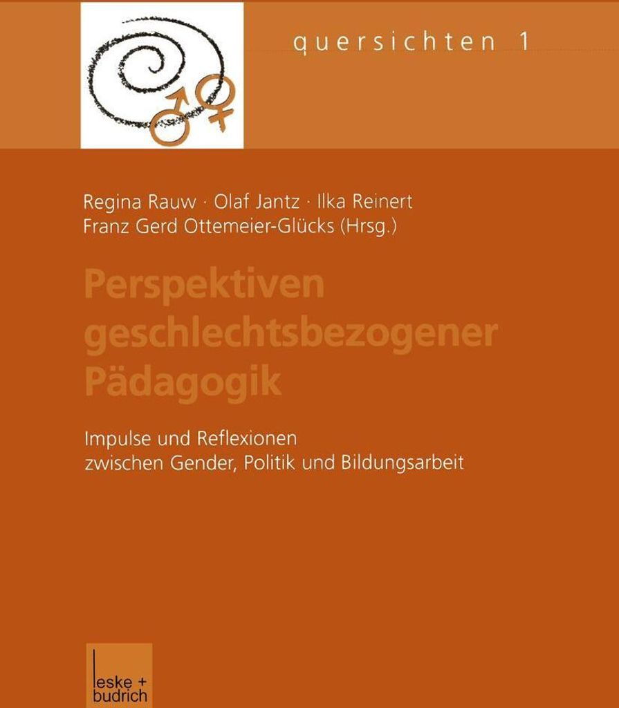 Perspektiven geschlechtsbezogener Pädagogik