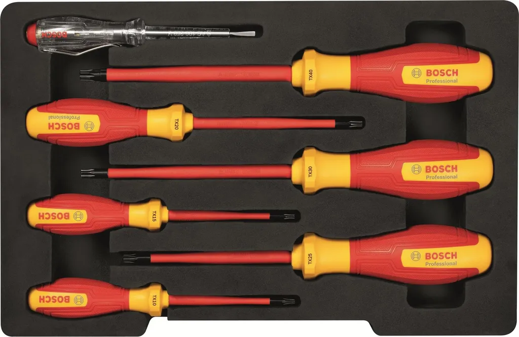Set Cacciaviti Isolati Bosch 1600A02NF8 Professional Torx 7Pz - 2