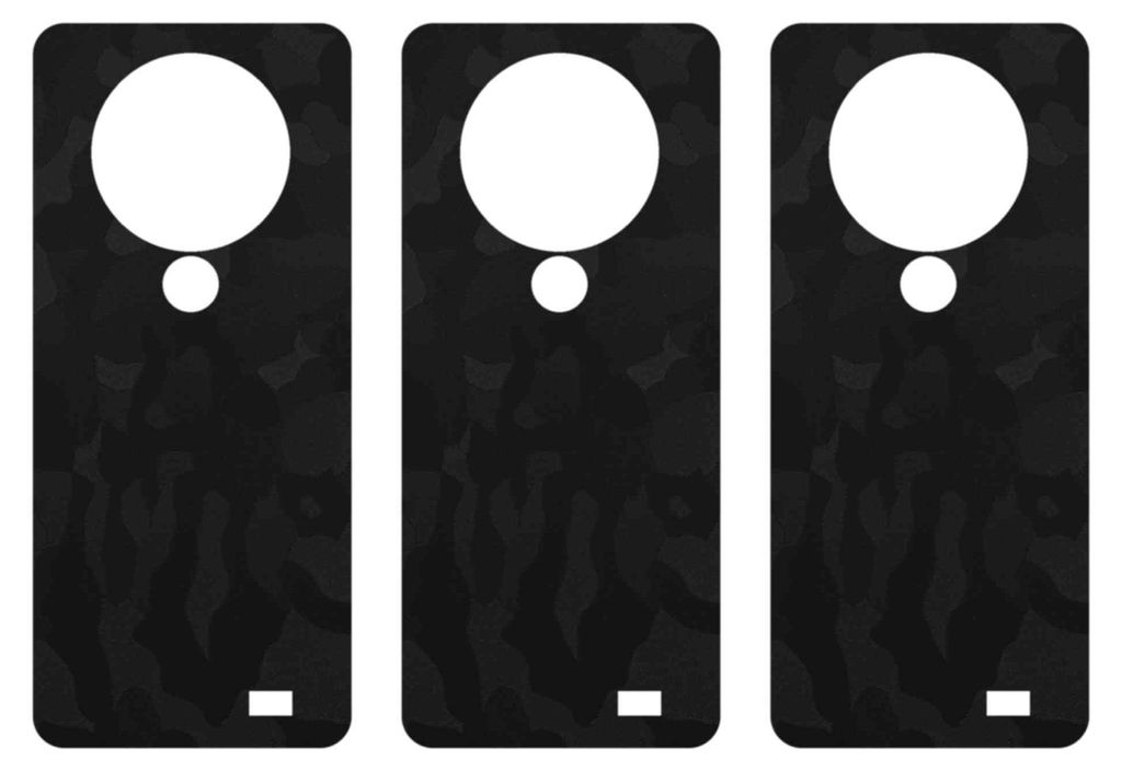 apgo Rückseite Schutzfolie, Skin, kompatibel mit Oukitel C19 Pro, Hinten Displayschutzfolie aus Vinylfolie, kratzfest, einfache Montage - Schwarze...