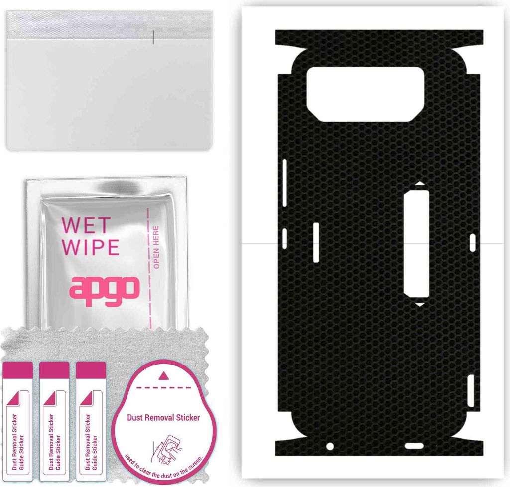 apgo Rückseite + Seiten Schutzfolie, Skin, kompatibel mit Asus ROG Phone 6 Pro, Hinten Displayschutzfolie aus Vinylfolie, kratzfest, einfache Mont...