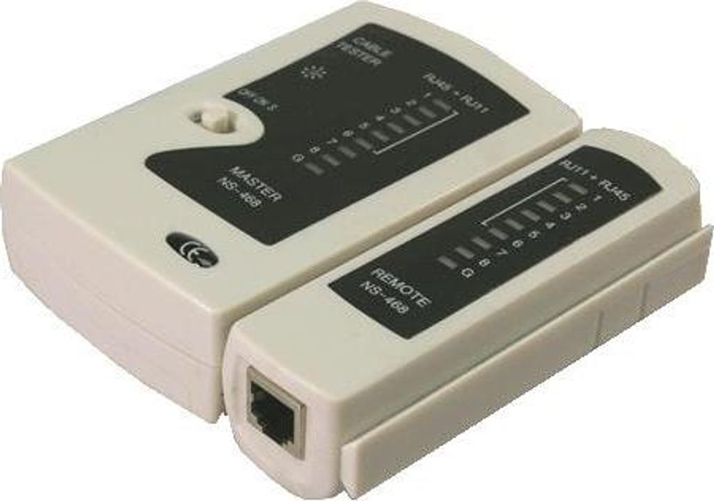 Netzwerktester, RJ11 RJ12 RJ45 ISDN Leitungstester, Cat5 Cat6 Kabeltester