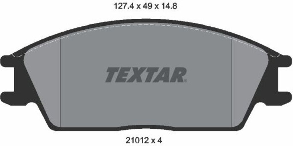 Textar Bremsbeläge vorne für Honda Accord II Hyundai Getz Pony Excel S Coupe