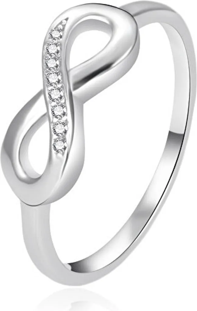 Anello Infinity Argento 925 Zirconi AGT-R43W - Must-Have Jewelry