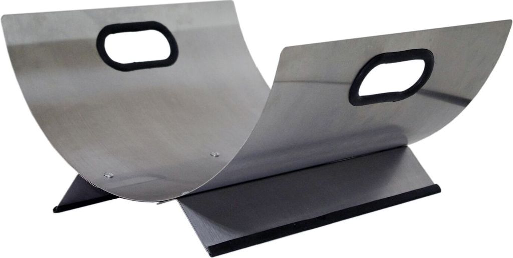 Holzkorb, Holzaufbewahrung, Kaminkorb- Edelstahl