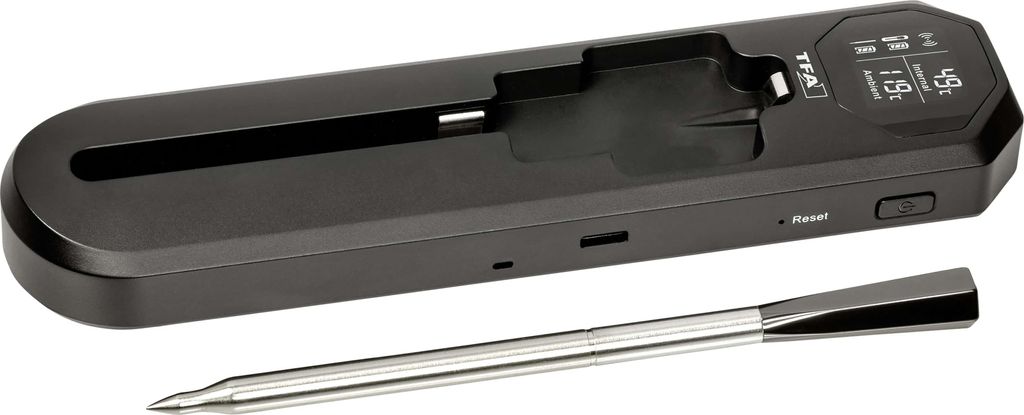 TFA BBQ Fleischthermometer SMART BBQ KÜCHEN-CHEF 2, Kabellos