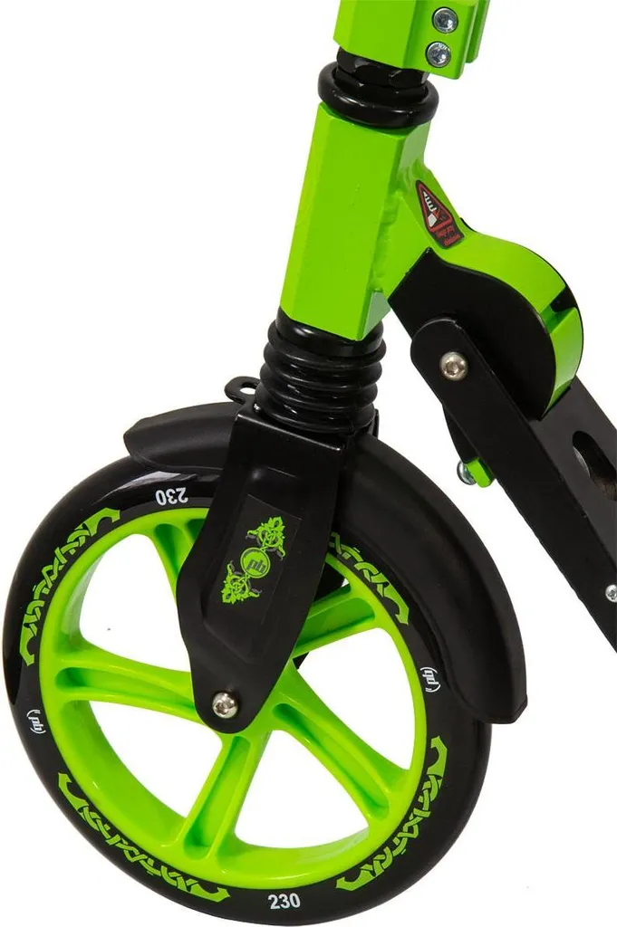 Trottinette PB Ornament 230 mm Vert - Modèle Robuste à Hauteur Réglable - 9