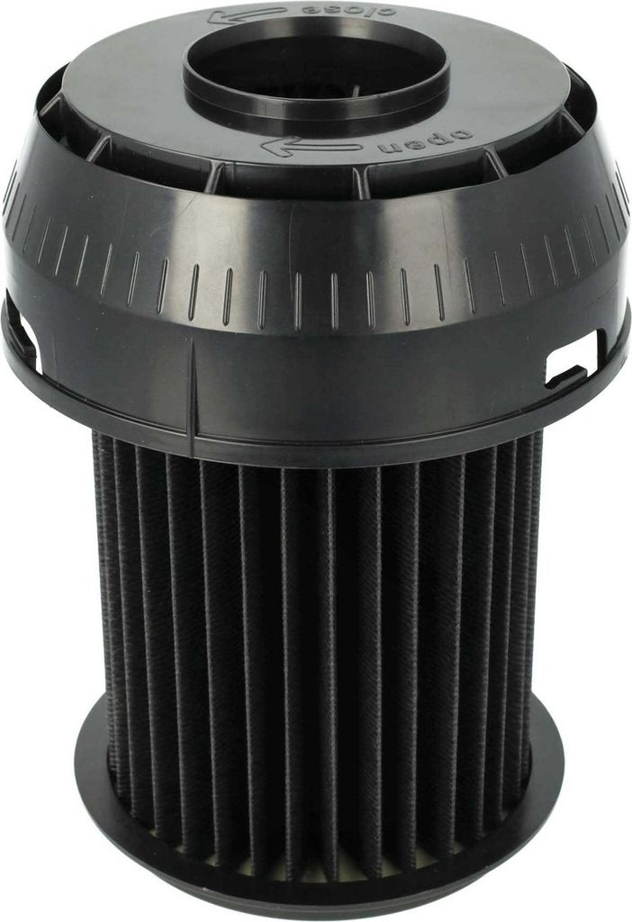 vhbw Faltenfilter kompatibel mit Siemens VSX 6XTRM/03 X 6.0, 6XTRM/01 X 6.0, 6XTRM/02 X 6.0 Staubsauger - Patronenfilter Schwarz Abwaschbar