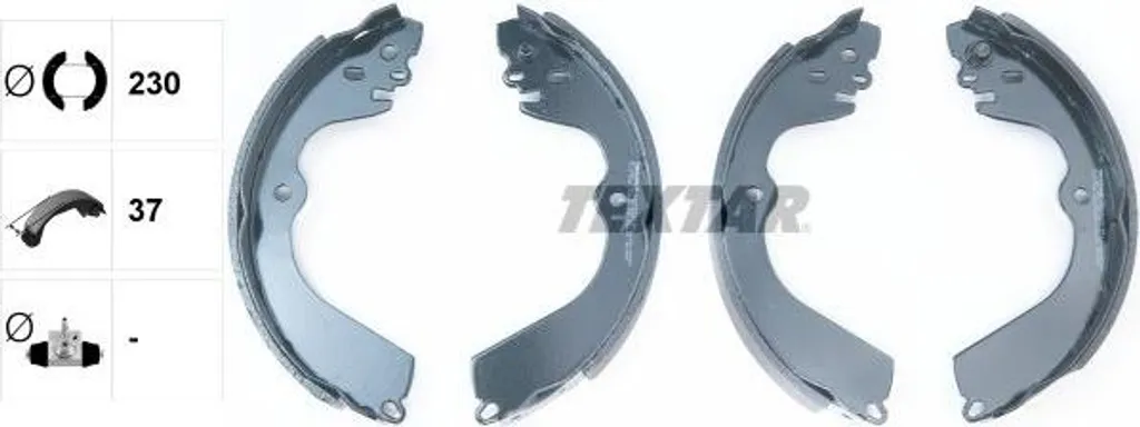 TEXTAR 91078400 Set Ganasce Freno NV200 OE D4060JX00A | Qualità Premium