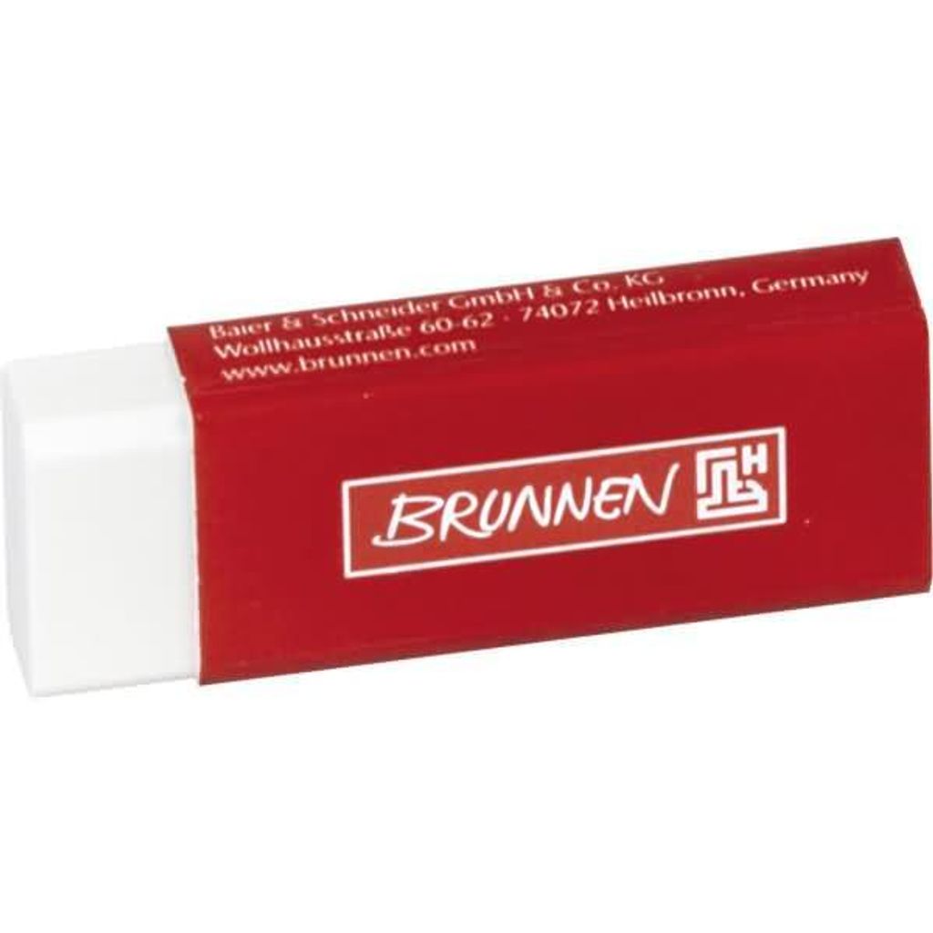 BRUNNEN Radiergummi weiss 6x2cm 1029969 Produktbild 