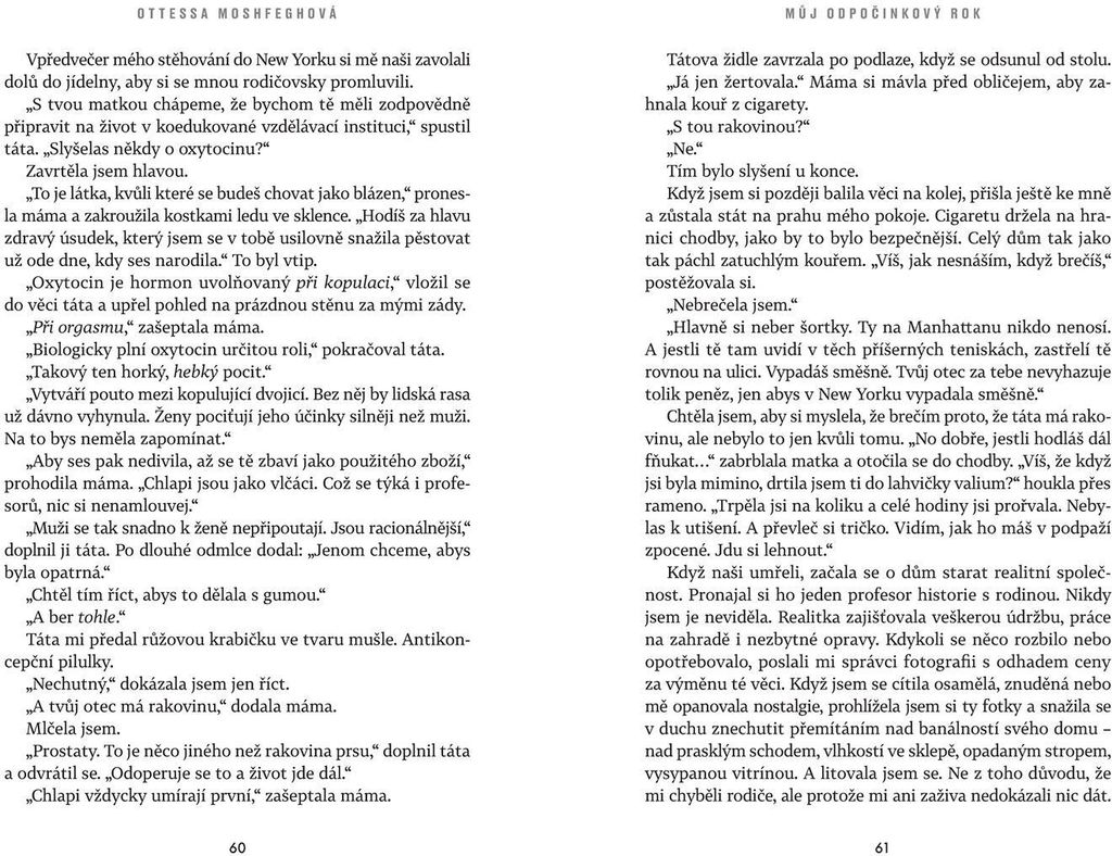 Můj odpočinkový rok | Ottessa Moshfegh
