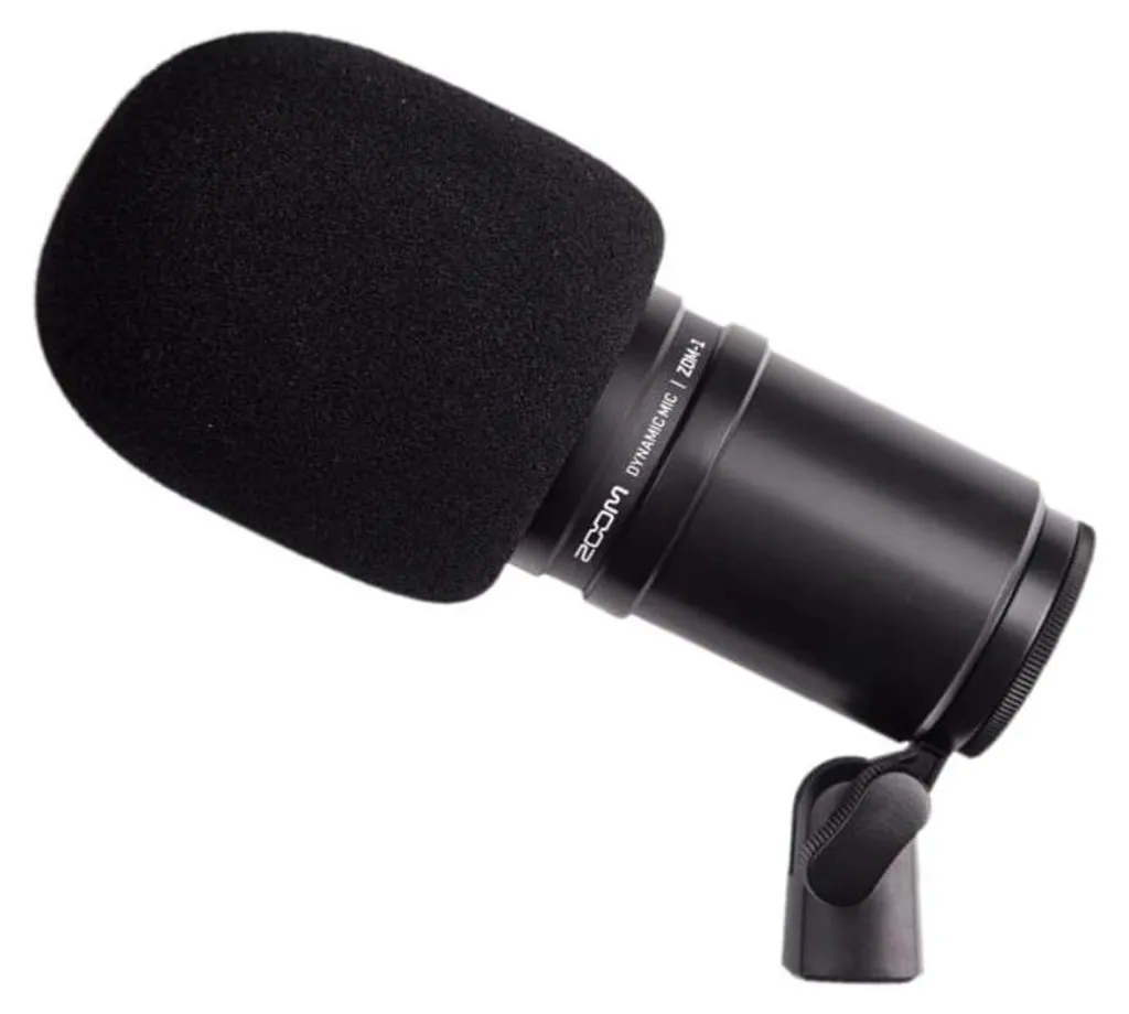 Zoom ZDM-1 Microphone pour podcast dynamique et directif avec bonnette - 2