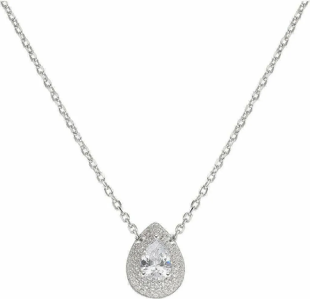 Collier Sautoir pour Femme Amen en Argent Doré et Perles de Verre