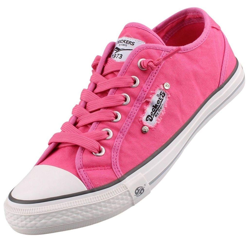 Dockers by Gerli Damen Canvas Sneaker Pink Image du produit 