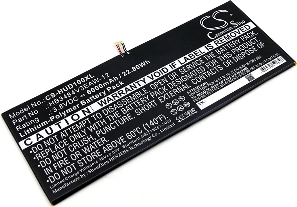 Batterie de Rechange pour Tablette Huawei dtab d-01H et M2-A04L 10.1