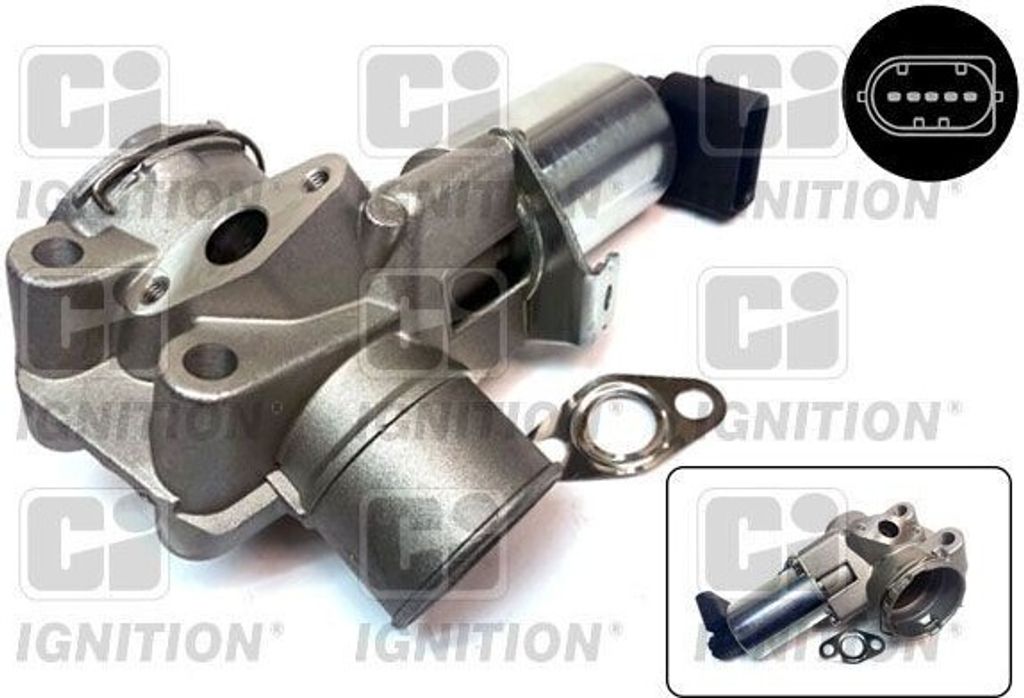 QUINTON HAZELL XEGR262 AGR-Ventil für SMART FORTWO Coupe (450) FORTWO Cabrio (450) Abgasrückführungsventil