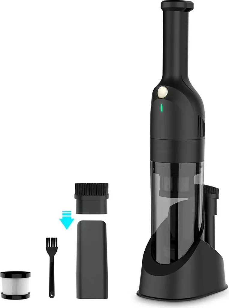 Aspirateur sans fil 25 kPa Noir Modèle V8-Pro avec autonomie 30 min UE
