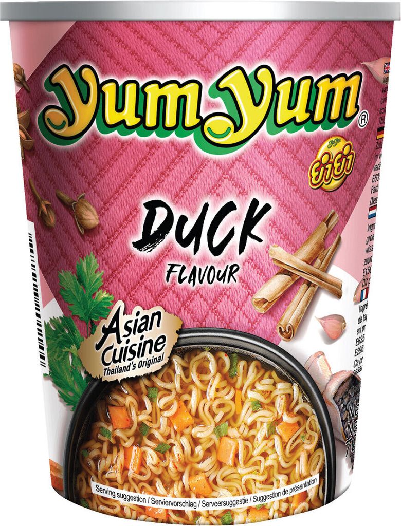 YumYum Tazza di zuppa di pasta asiatica istantanea al gusto Immagine del prodotto 