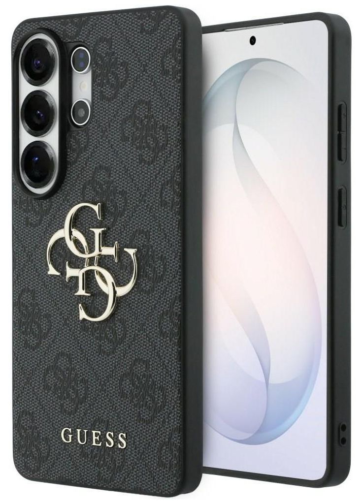 Guess Hülle grau Galaxy S26 Ultra Kunstleder Big Logo Produktbild 