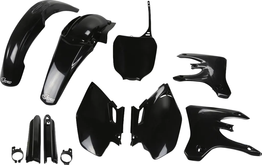 Plastiques Yamaha YZ 450 F rigides noirs UFO Plast kit 9 pièces complet