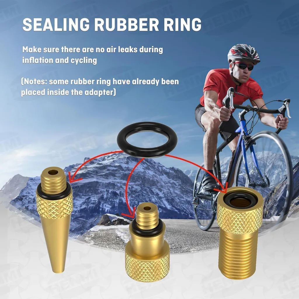 Adaptateur Valve Vélo pour Compresseur Station Gonflage Ballon