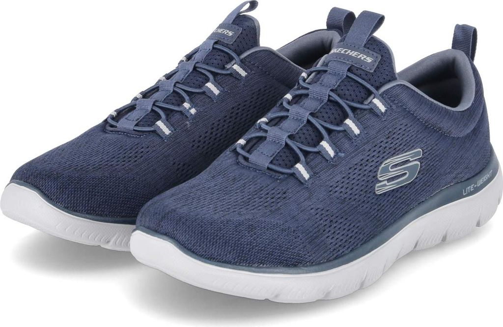 Skechers pánske slip-on tenisky SUMMITS LOUVIN tmavomodré Obrázok produktu 