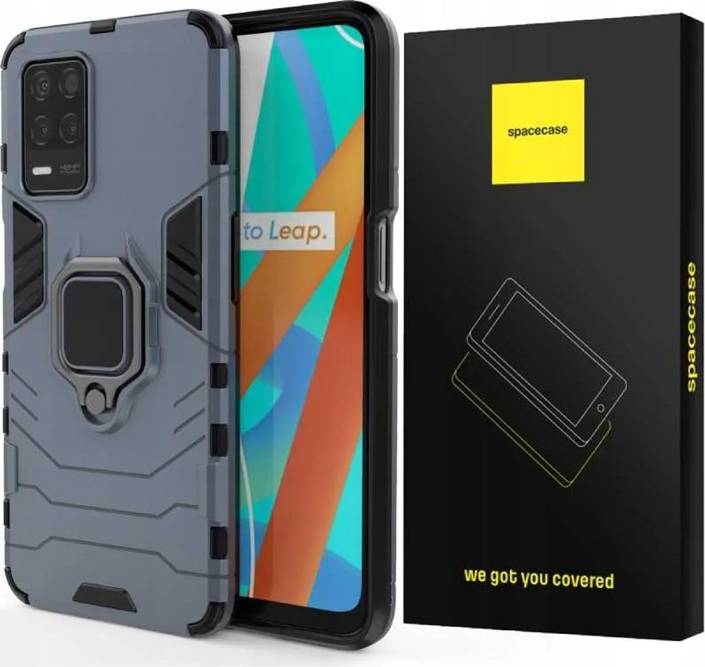 Coque anti-chute Realme 8 5G SPACECASE X-ring - Évitez les casses écran