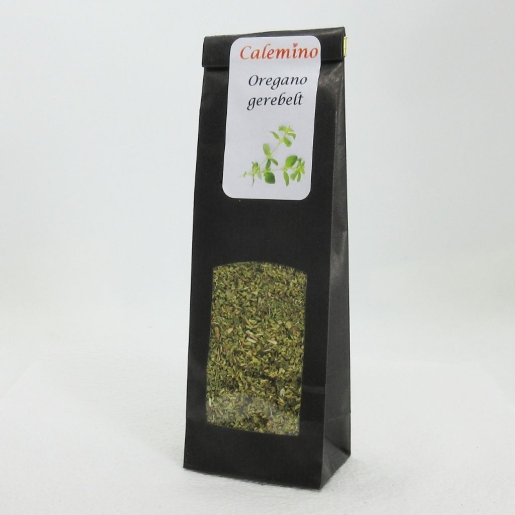 Calemino Oregano gerebelt 25g für Suppen Saucen Salate Produktbild 